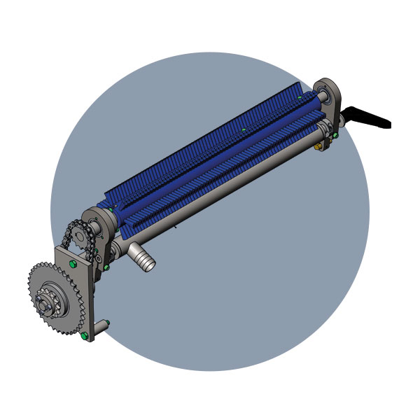 Rounder Divider Parts - Drum Brush Drive Assembly