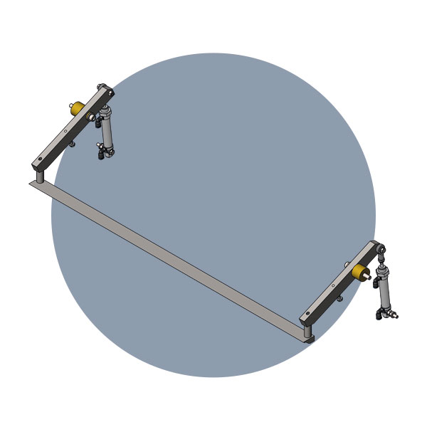 Pneumatic Scraper Assembly
